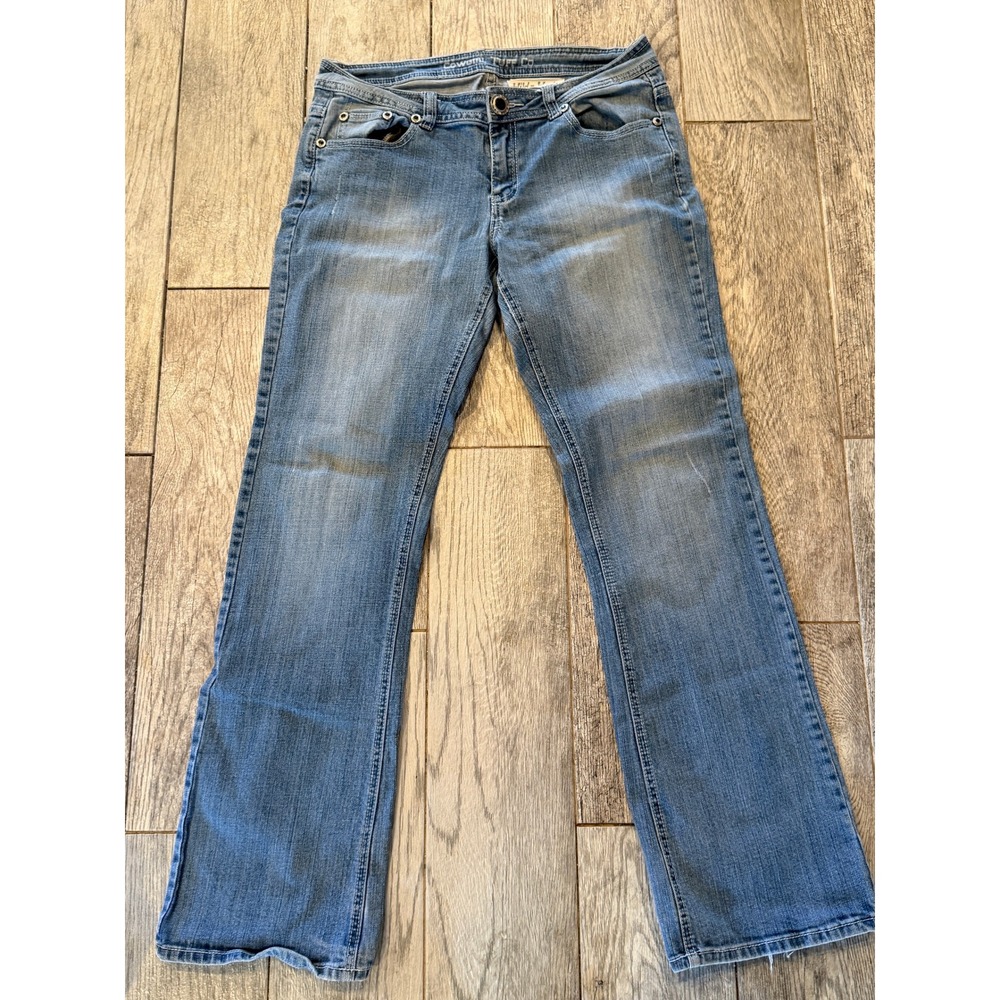 Cowgirl Tuff Wild n Wooly Jeans 32 Boot Bucking Bronco Bootcut rodeo western